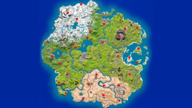 All Bounty Board Locations in Fortnite Chapter 3 Season 2 Map with Locations Marked