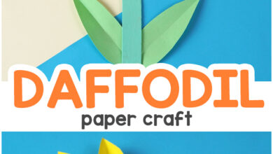 Daffodil Paper Craft